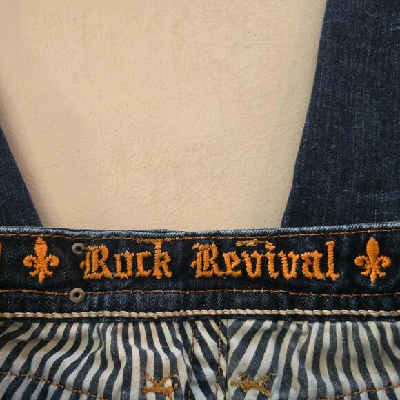 Rock Revival Capri Women's 28 Karlie Dark Wash - Picture 5 of 16